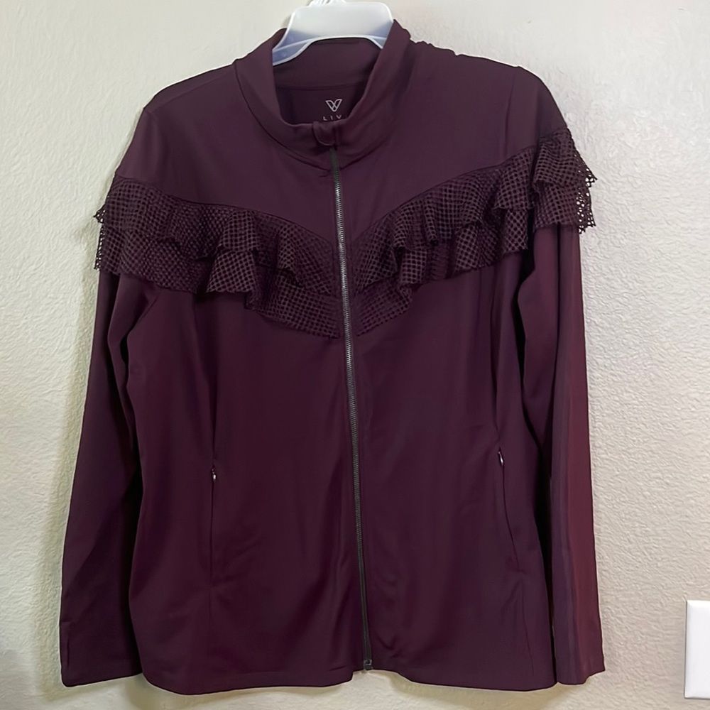 Livi Active Lane Bryant 22/24 Wicking Zip Up